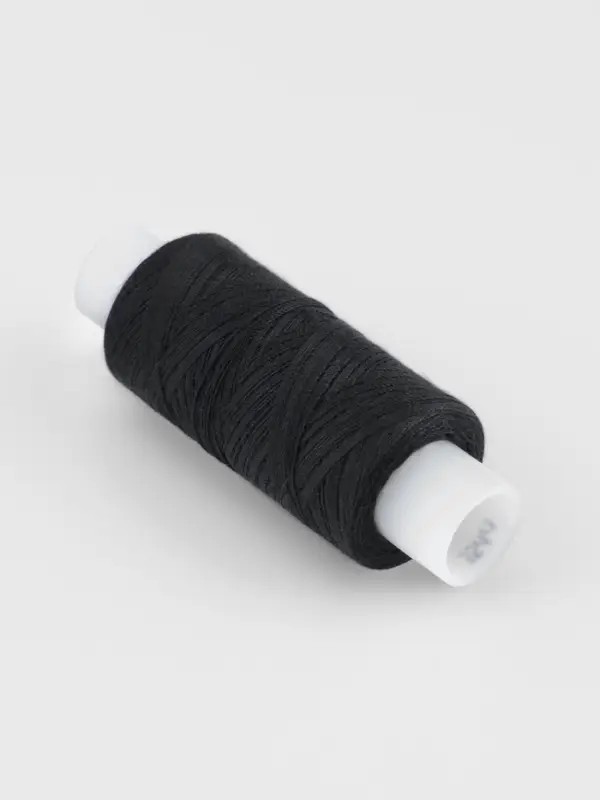 Нитки 35ЛЛ, 200 м, чёрные №6818