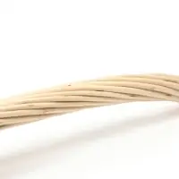 Корзина плетёная для хранения Luma, лоза, с ручкой, натуральная, набор 4 шт.