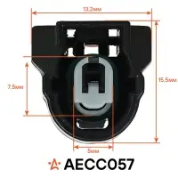 Разъём 1 pin с проводом для датчика детонации Honda Accord, CR-V