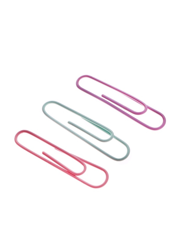 Скрепки 50мм пастель в пластиковой тубе 300 штук Скрепки 50мм пастель в пластиковой тубе 300 штук