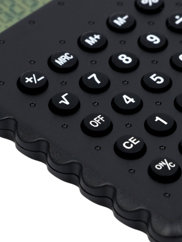 Калькулятор настольный 08-разрядный KS-012, черный