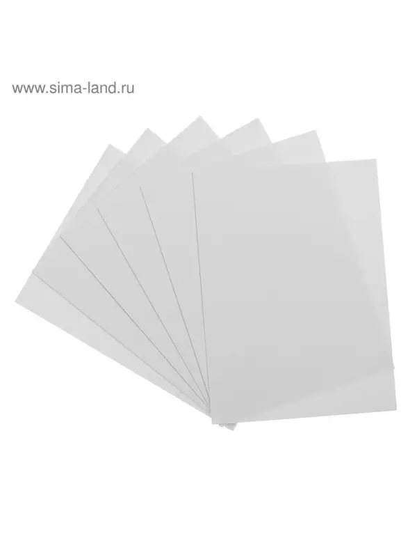 Картон белый, А5, 6 листов, мелованный, 370 г/м2, в папке Картон белый, А5, 6 листов, мелованный, 370 г/м2, в папке