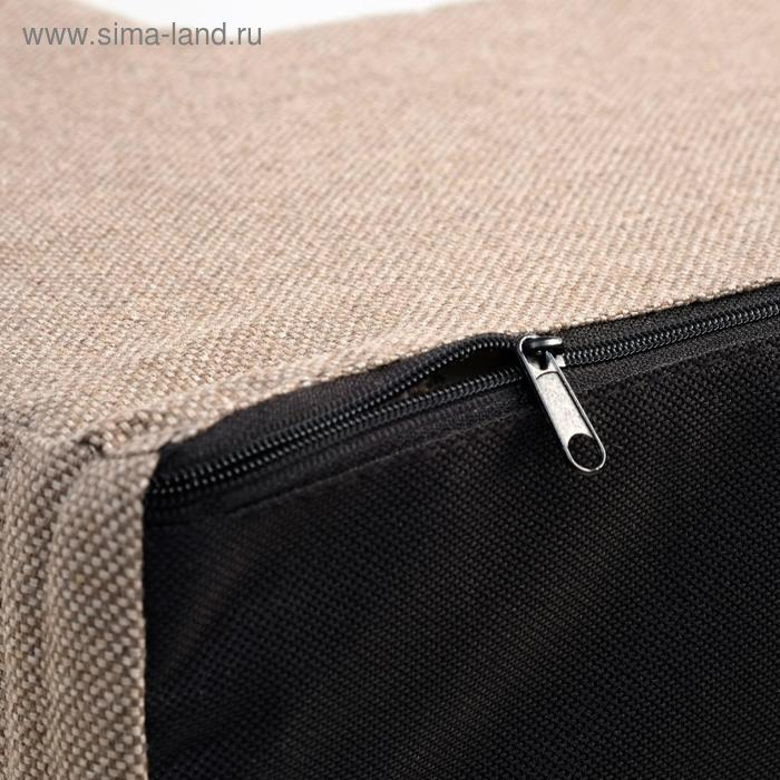 Лесенка для животных  Лесенка для животных "Пижон", рогожка, 34 х 40 х 30 см, бежевая