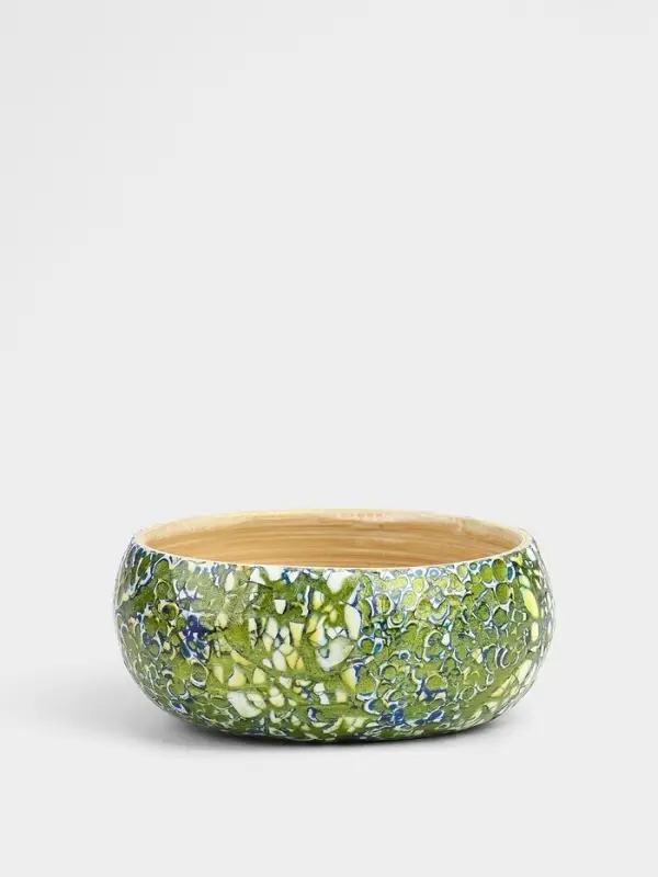 Ваза для фруктов, 15&times;15&times;6 см, бамбук