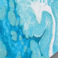 Конверт для денег &laquo;Море&raquo;, глиттер, 16.5&times;8 см