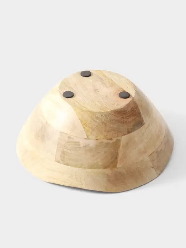 Салатник &laquo;Лимоны&raquo;, 23&times;23&times;10.5 см, дерево манго