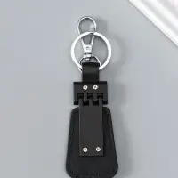 Брелок под нанесение кожзам, металл размер окна 3,7х1,7 см, чёрный матовый 13х4х0,7 см Брелок под нанесение кожзам, металл размер окна 3,7х1,7 см, чёрный матовый 13х4х0,7 см