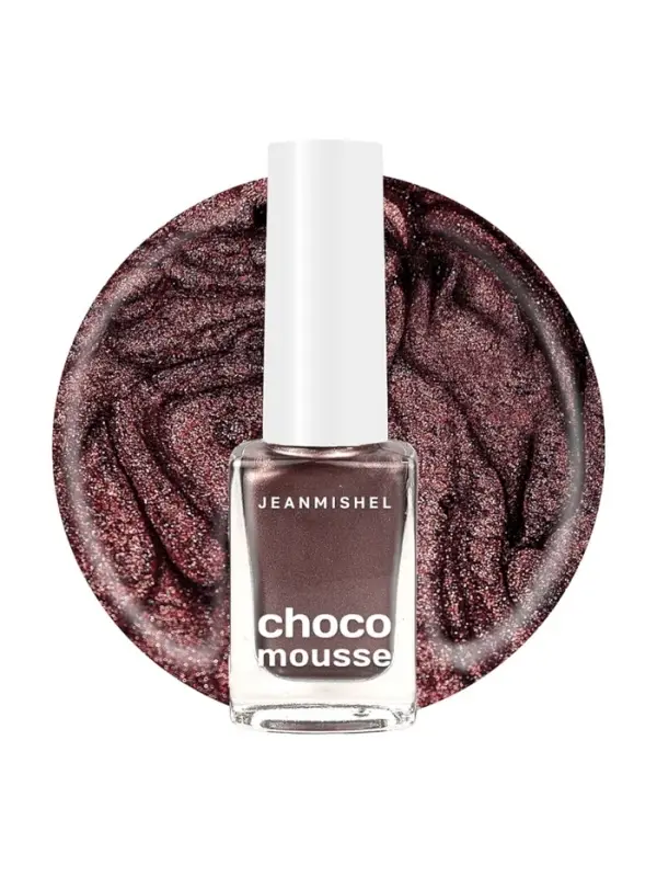 Лак для ногтей Jeanmishel, какао, перламутровый, тон 255, 6 мл