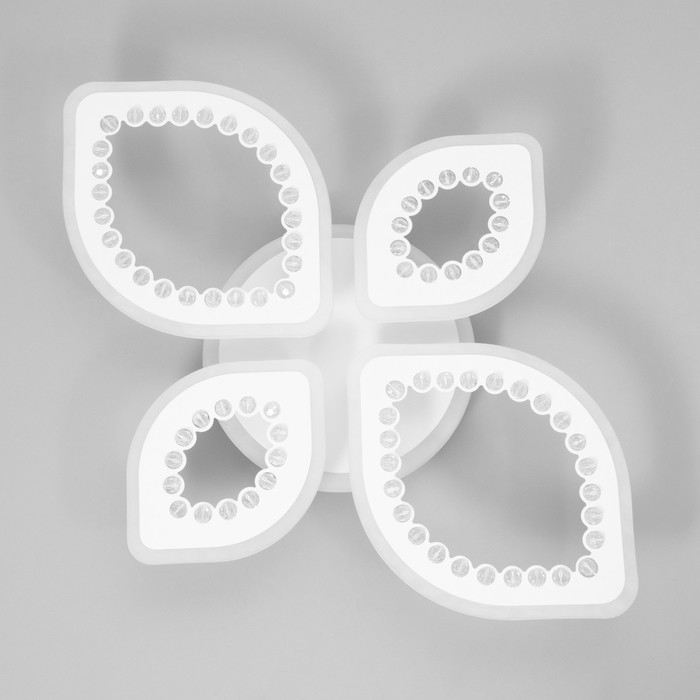 Люстра с ПДУ Люстра с ПДУ "Алина" LED 150Вт 3000-6000Вт RGB белый 64х48,5х9см BayerLux