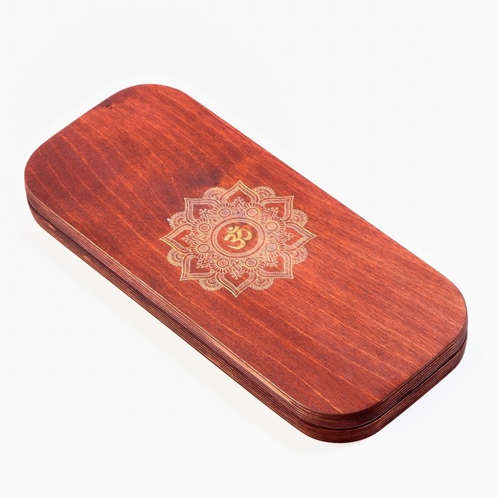 Садху, доска с гвоздями, для йоги Садху, доска с гвоздями, для йоги "Мандала", 2 шт, шаг 10 мм, 33 х 15 см