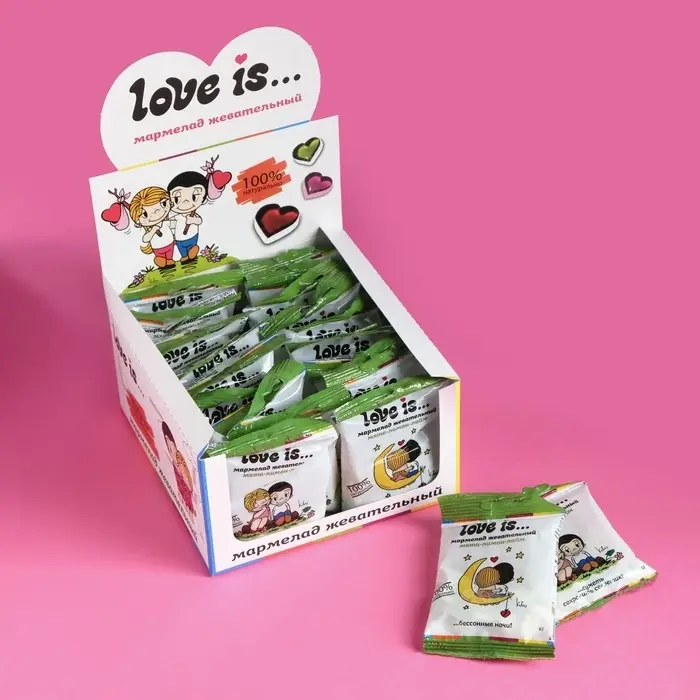 Мармелад Love Is  Мармелад Love Is "ЖуйМиксик", мята-лимон-лайм, 20 г