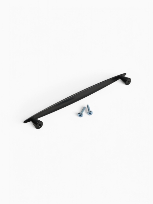 Ручка-скоба CAPPIO SUP, цинк, м/о 192 мм, цвет черный Ручка-скоба CAPPIO SUP, цинк, м/о 192 мм, цвет черный