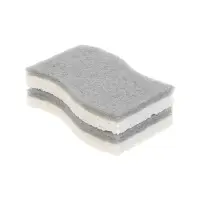 Набор губок из древесной целлюлозы 2 шт., тм VETTA, 11х6,3х1,5 см, древесная целлюлоза, полиэстер