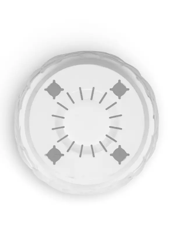 Горшок для цветов с поддоном &laquo;Камешки&raquo;, 8 л, пластиковый, белый