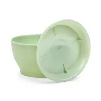 Горшок для цветов с поддоном 0,5 л d12,5см h7 см "Фиалочка" зеленый перламутр Горшок для цветов с поддоном 0,5 л d12,5см h7 см "Фиалочка" зеленый перламутр