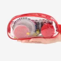 Швейный набор, 65 предметов, в сумочке ПВХ, МИКС