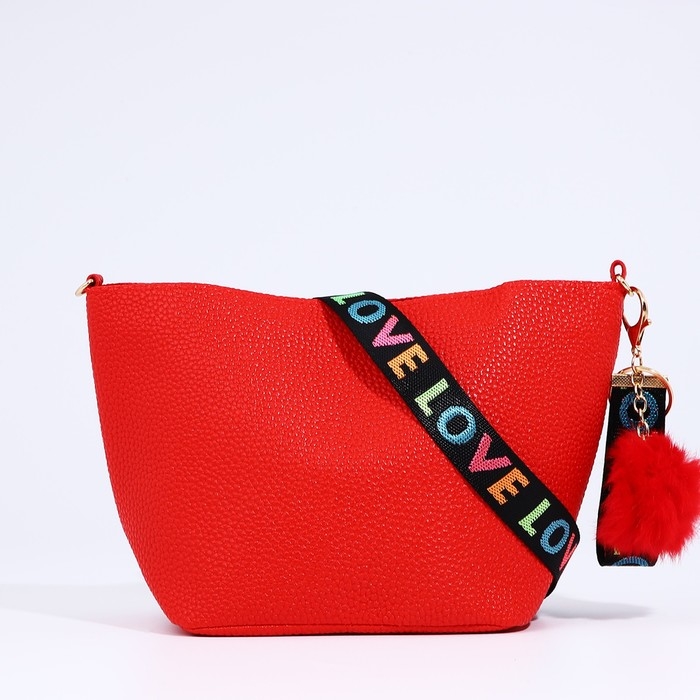 Сумка кросс-боди на молнии, цвет красный Сумка кросс-боди на молнии, цвет красный