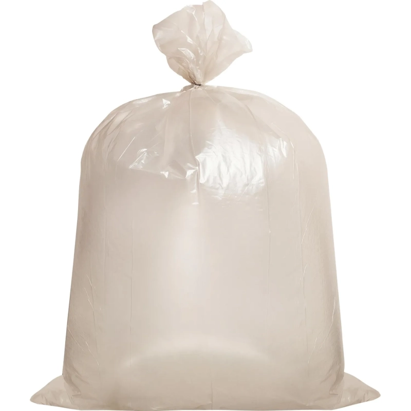 Мешки для мусора ПВД 120л 40мкм 15шт/рул прозрачные 70x110см Luscan