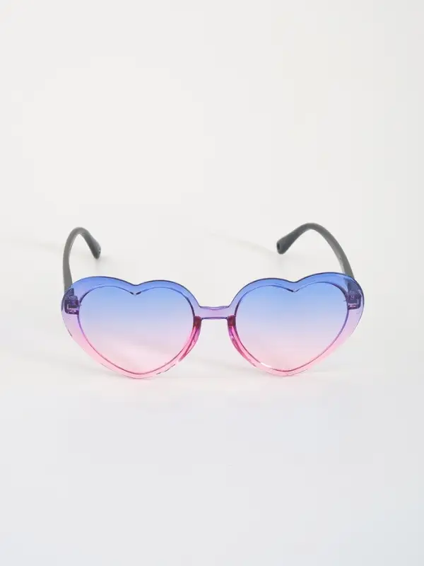 Карнавальные очки "Сердце" градиент, цвета МИКС