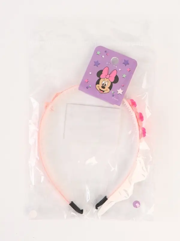 Ободок для волос розовый, Минни Маус Ободок для волос розовый, Минни Маус
