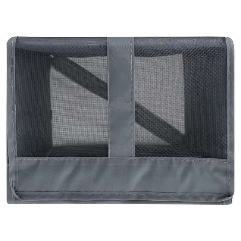 VETTA Швеция Короб для обуви складной на молнии, 34х22х16см, полиэстер, ПЕВА, серый