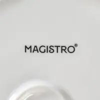 Блюдо Magistro &laquo;Бланш&raquo;, 24&times;18&times;4.5 см, фарфор, белое