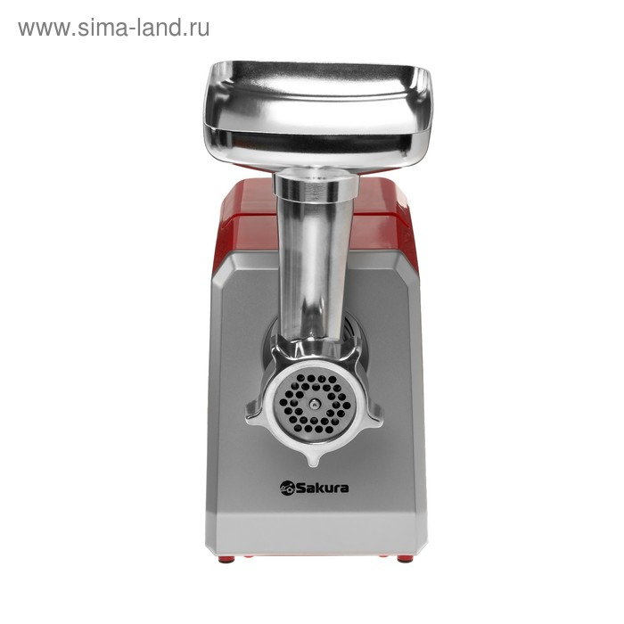 Мясорубка электрическая Sakura SA-6424R, 2000 Вт, насадки для колбас и сосисок, красная Мясорубка электрическая Sakura SA-6424R, 2000 Вт, насадки для колбас и сосисок, красная
