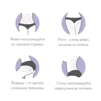 Набор вакуумных банок для массажа, резиновые, d=10/8/6/4 см, 4 шт., синий
