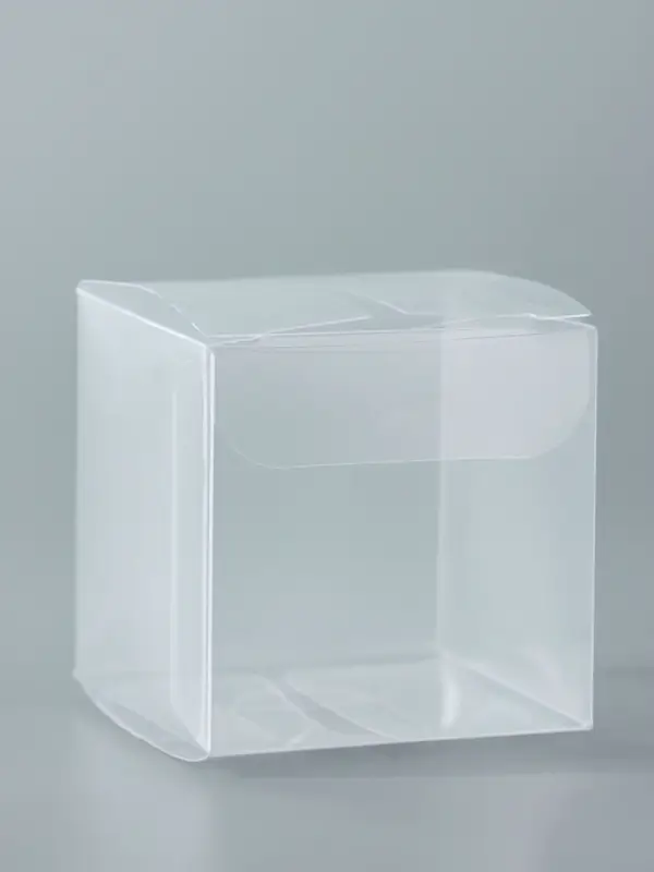 Складная прозрачная коробка из PVC, для упаковки подарков, 5&times;5&times;5 см