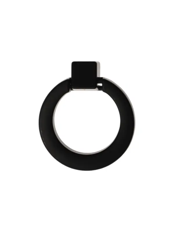 Ручка-кнопка ТУНДРА РК045BL, черная