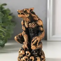 Фигурка гипс &laquo;Оборотень&raquo;, 13&times;7 см, коричневая