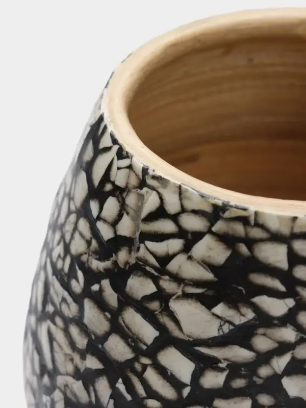 Банка для сыпучих продуктов, 13&times;13&times;13.5 см, бамбук