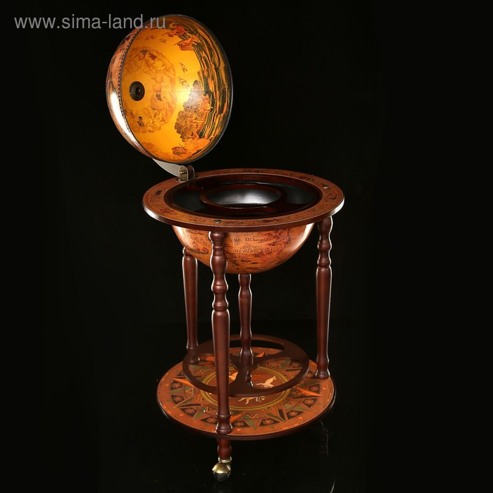 Глобус бар декоративный Глобус бар декоративный "Карта странника" 87х47х47 см
