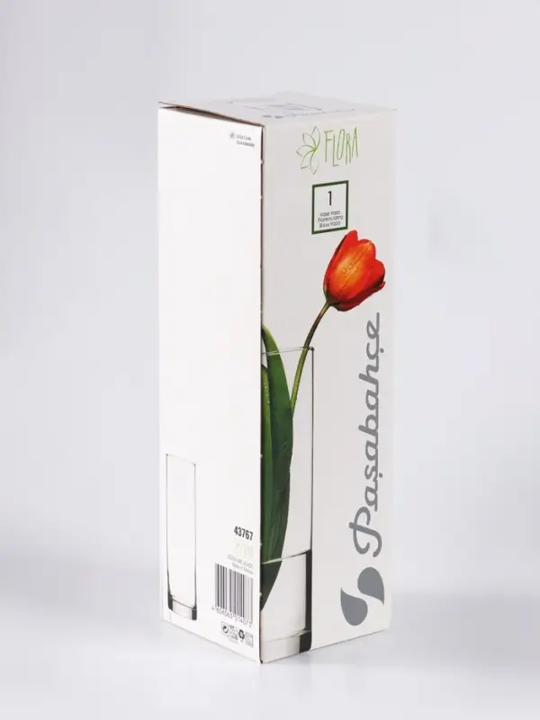 Ваза "Крапле" чёрный,  26 см