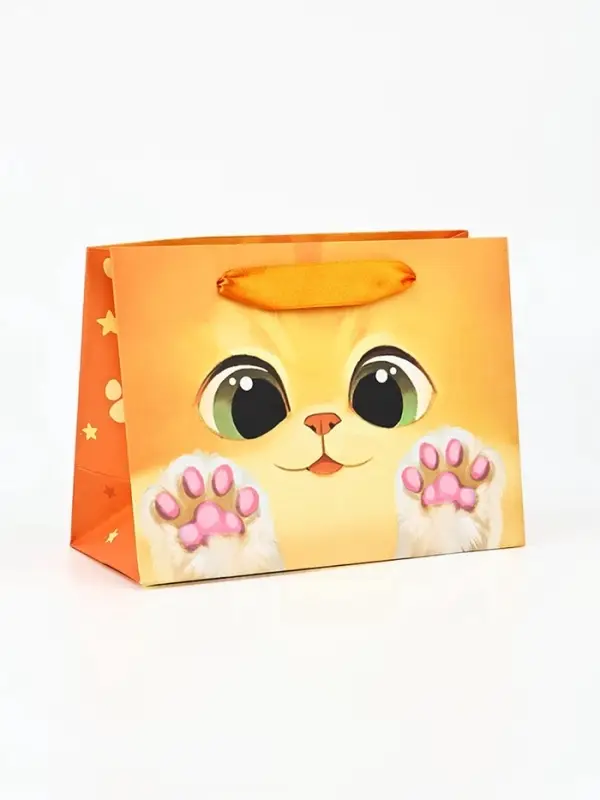 Пакет подарочный «Котик», 19.5 х 14.5 х 8.5 см Пакет подарочный «Котик», 19.5 х 14.5 х 8.5 см