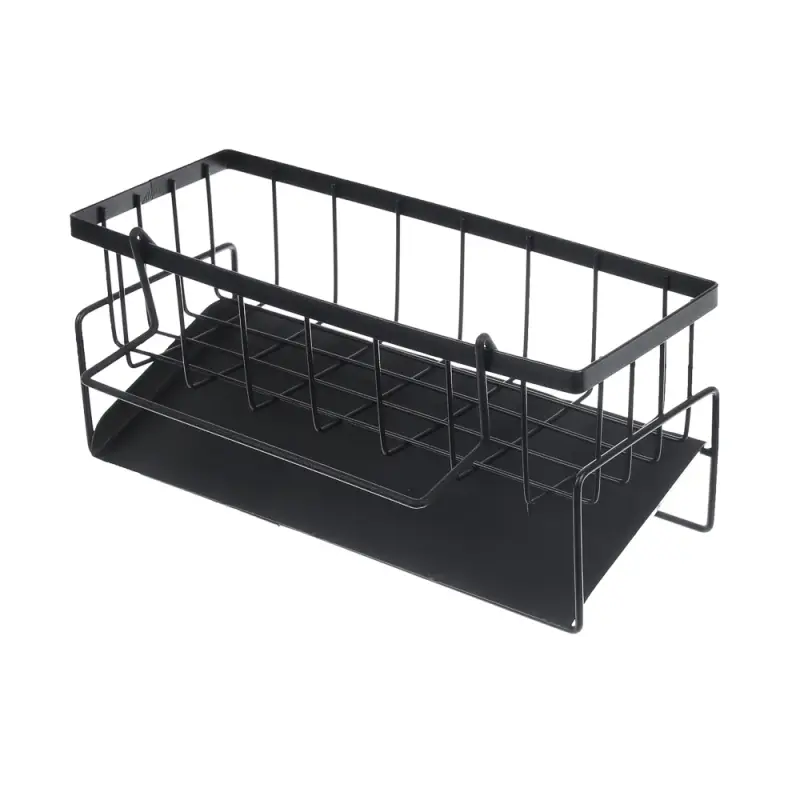 Держатель для губок и моющего ср-ва тм VETTA, слив-поддон, кронштейн д/салфетки, 23х9х10см, металл