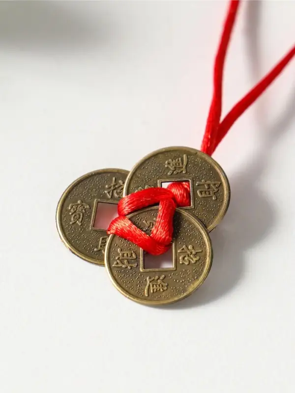 Подвеска 3 монеты денежные, d=2 см, под бронзу