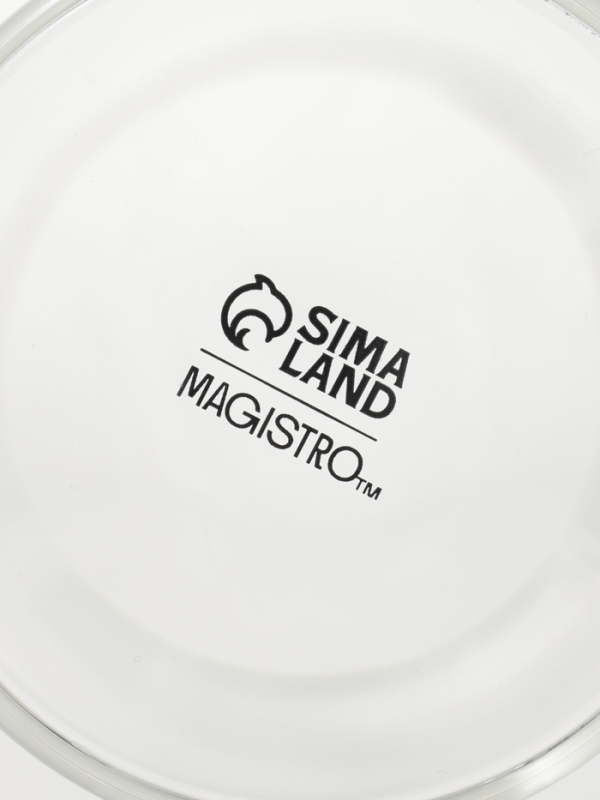 Кружка стеклянная "Маг", 430 мл, 7,9х10,5 см