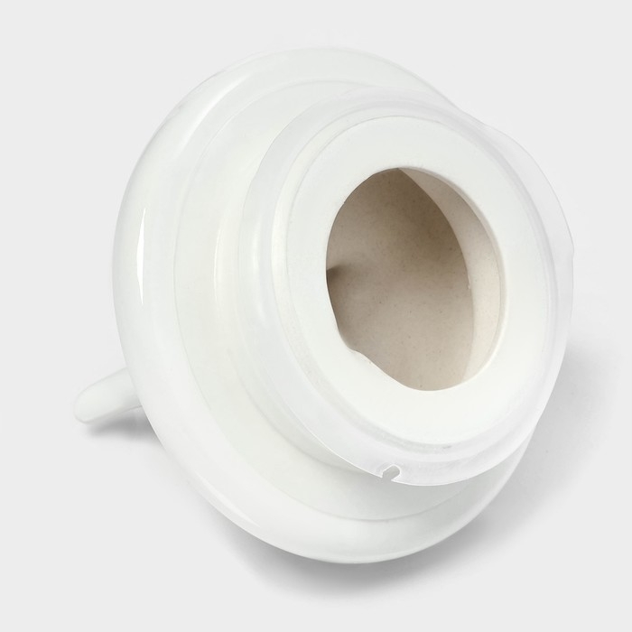 Банка стеклянная для хранения сыпучих продуктов «Чайные беседы», 300 мл, 8×14 см, с керамической крышкой