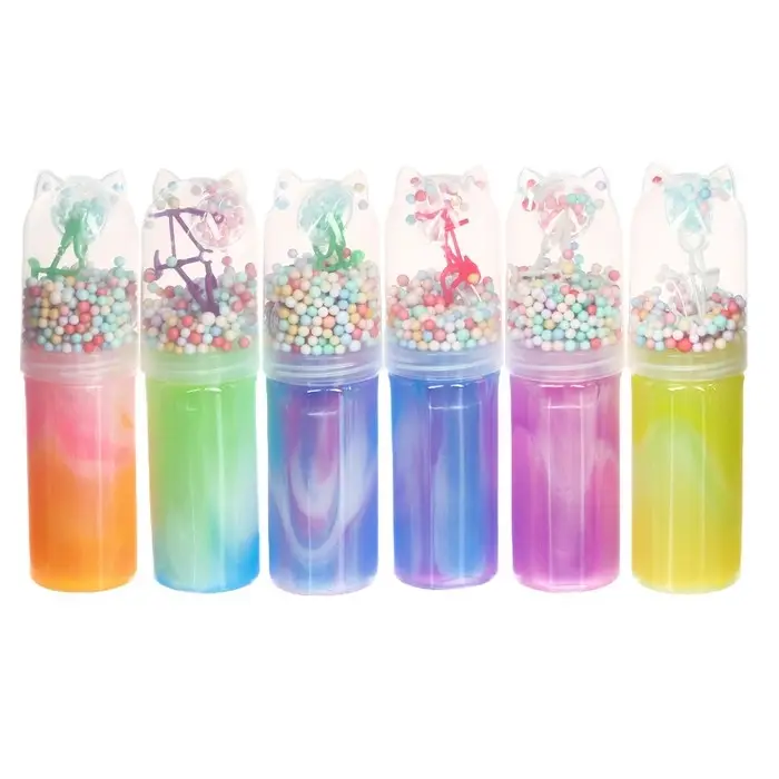 Лизун с игрушкой, цвета МИКС