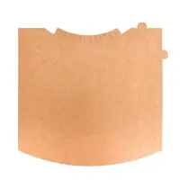 Конус флористический без дна, складной, крафт, 37.5×31 см