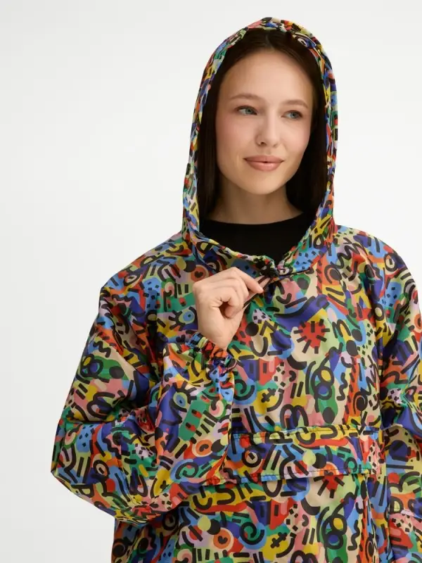 Дождевик-анорак Alatau с полной запечаткой на заказ Дождевик-анорак Alatau с полной запечаткой на заказ