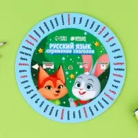 Шпаргалка вращающаяся &laquo;Спряжение глаголов&raquo;