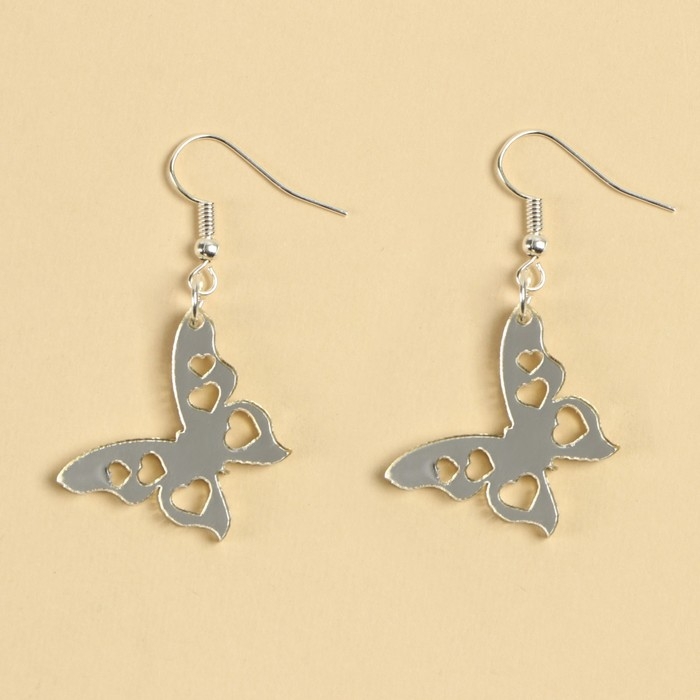 Серьги «Бабочки», 6 х 9 см Серьги «Бабочки», 6 х 9 см