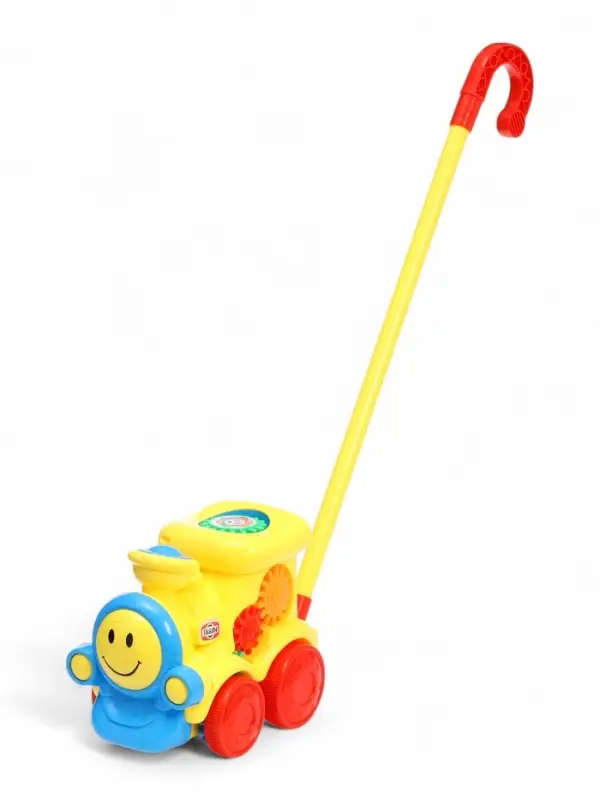 Каталка на палочке  Каталка на палочке "Паровозик" с шестеренками