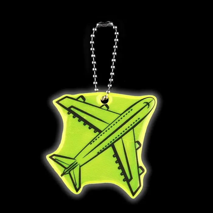 Светоотражающий элемент «Самолёт», двусторонний, 5.8×5.8 см, МИКС