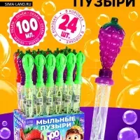 Мыльные пузыри Funny toys &laquo;Фрукты&raquo;, 100 мл, МИКС