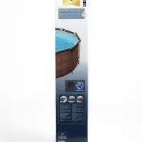 Бассейн каркасный Steel Pro, 366&times;122 см, круглый, цвет ротанг, 561JH Bestway