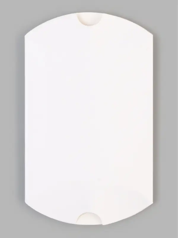 Коробка - подушка самосборная, 9&times;6.5&times;2.5 см, белая