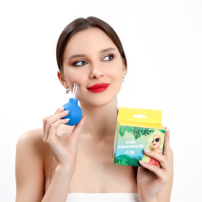 Набор вакуумных банок для массажа, стеклянные, d 1,5/2,4 см, 2 шт, цвет голубой Набор вакуумных банок для массажа, стеклянные, d 1,5/2,4 см, 2 шт, цвет голубой